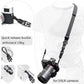 Camera Neck Strap,Soft Binocular Should Strap with Quick Release Buckle,Neoprene Padding Digital Camera Lanyard Belt Strap,Mirrorless or Dslr Slr Camera Strap for Women Men Photographers,Black,56 Inch