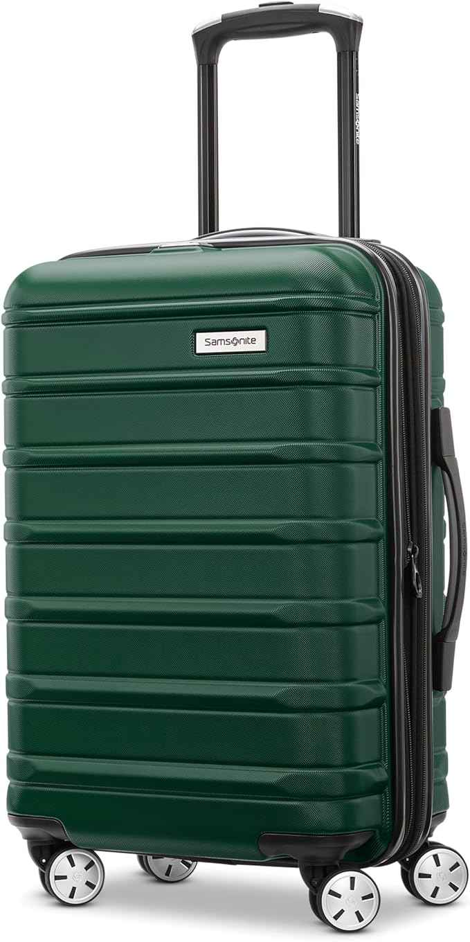 Samsonite Omni 2 Hardside Expandable Luggage with Spinner Wheels, 2-Piece Set (19/24), Emerald Green