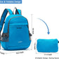YZAOLL Small Lightweight Packable Hiking Backpack, 20L Hiking Backpack Day Pack for Women Men Travel Camping Vacation,Blue