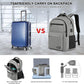 School Backpack for Teen Boys & Girls Students, 15.6 Inch Laptop Backpack with USB Charging Port - College Business Travel Bookbag, Grey