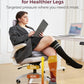 Momcozy Compression Socks for Women Wide Calf, 15-20mmHg Knee High Support Socks for Pregnancy, Nurses, Travel, Flying