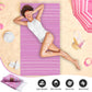 Turkish Beach Towel - 40x71 inch Oversized Sand Resistant Prewashed Turkish Towel - 100% Turkish Cotton Quick Drying, Compact, Lightweight Turkish Towel for Beach, Bath, Pool, Gym, Yoga
