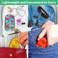 Serfeymi Weekly Travel Pill Organizer 2 Times A Day AM PM Upgraded Rainbow Pill Box 7 Day with Portable Zipper PU Leather Pill Case, Medicine Organizer for Pills, Vitamins, Fish Oils - Green-01