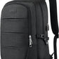 AMBOR Travel Laptop Backpack for Ｍen, 15.6-17.3 inch Laptop Backpack for School, Anti Theft Business Work Backpack with USB Charging Port, Water Resistant College Computer Bag for Men & Women, Black - Roamly