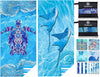 Microfiber Lightweight Beach Towel Sand Free Quick Dry Absorbent Thin Compact Towels for Swimming Pool Camping Beach Accessories Large Easy Pack Travel Things for Vacation Essentials Gift