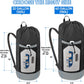 BALEINE 120L Laundry Bag Backpack, 900D Oxford Fabric Large Travel Laundry Bags with Shoulder Straps and 2 Mesh Pockets for College Dorm, Apartment, Laundromat (Black, 120L)