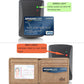 Wallet for Men-Genuine Leather RFID Blocking Bifold Stylish Wallet With 2 ID Window