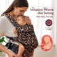Momcozy Baby Carrier - Ergonomic, Cozy and Lightweight Carrier for 3-24 Months, Effortless to Put On, Ideal for Hands-Free Parenting, Enhanced Lumbar Support, Purehug for Infant to Toddler, Leopard