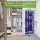 Unjumbly Over the Door Shoe Organizer with 40 Large Breathable Mesh Pockets, Space Saving Shoe Holder, Hanging Shoe Rack for Entryway Bedroom Closet Storage (Navy Blue, 40 Pockets)