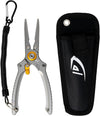 danco Aluminum 7.5" Center Fishing Cutter with Sheath, Fishing Line and Wire Cutter, Saltwater Safe, Fresh/Saltwater Fishing