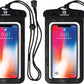 Freegrace Waterproof Pouches with Waist Strap / Pouch Case Bundle Set- Keep Your Phone & Valuables Dry and Safe - Waterproof Dry Bags for Boating Swimming Snorkeling Kayaking Beach Water Parks Pool