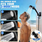 2026 Upgraded Portable Camping Shower with Heater,2000W Camping Water Heater with Shower Head 3 Spray Modes,6000mAh Rechargeable Camping Shower Pump with LED Display,Outdoor Heated Camp Shower for Car