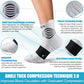 NEENCA Medical Compression Socks for Women & Men Circulation—2 Pairs, Ankle Compression Stockings for Pain Relief, Plantar Fasciitis, Swelling, Running, Nurses, Travel, Pregnancy, Flying. 20-30 mmHg