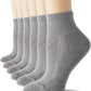 CS CELERSPORT 6 Pairs Women's Running Ankle Socks Athletic Sport Socks Cushioned