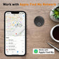 Air Tracker Tags [Apple MFi Certified] (iOS Only), Smart Bluetooth Tracker, Compatible with Apple Find My, Item Locator for Keys, Luggage, Wallet, Suitcase, Bags, IP67 Waterproof