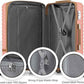 Joyway Carry On Luggage 20 Inch Expandable Suitcase with Spinner Wheel, 3 Piece Hard Shell Luggage Set with TSA Lock(Pink)
