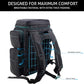 Evolution Fishing Drift Series Tackle Backpack, Outdoor Rucksack w/ 6 Fishing Tackle Trays, Heavy Duty