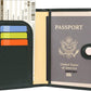 ZOPPEN Passport Holder Women, Passport Cover Travel Wallet Rfid Blocking Passport Wallet Cover Case Travel Essentials Document Organizer, Green