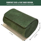 Longjet Watch Roll Travel Case for Men Portable Watches Organizer Box with Removable Velvet Pillow Holder (2 Slot Denim Green)