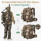 BLISSWILL Upgraded Hunting Backpack,With Padded Weapon Compartment for Bow Rifle，For Deer and Elk Hunting，Hunting bag with Rain Cover(Forest Floor)