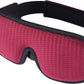 Sleep Mask for Men and Women 3D Contoured Eye Mask Patented Adjustable Light Blocking Night Mask for Sleeping (Red)