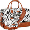 Weekender Bag for Women, Travel Duffel Bag Carry On Overnight Bag with Shoe Compartment Large Nylon Travel Weekend Tote Bag - Roamly