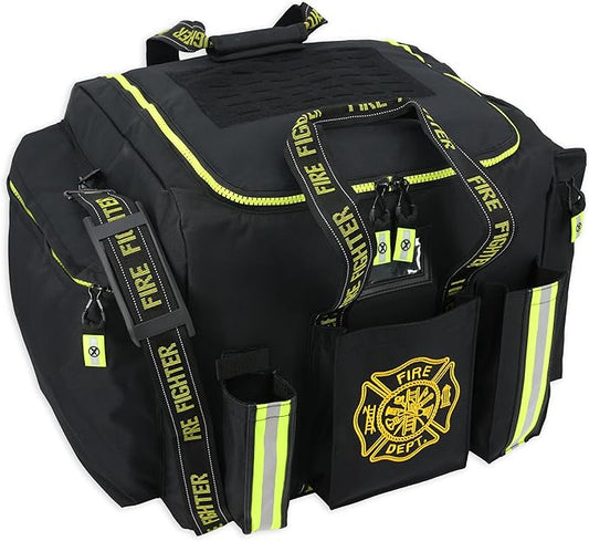 Lightning X Products Premium Step-In Turnout Gear Bag Front Operations Pocket - Black