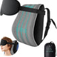 JefDiee Travel Pillows for Airplanes,Travel Pillow with Eye Mask,Prevents Head Forward,Neck Pillow Airplane for Sleeping,Used for Long Flight,Road Trip,Car Headrest