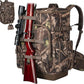 Hunting Backpack with Waterproof Rain Cover, Self Standing Hard Bottom, 50L Camo Hunting Day Pack for Bow Rifle Gun