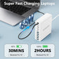 320W USB C Charger Block, 10-Port USB C Charging Station GaN III PD 65W Laptop Fast Charger Adapter for MacBook Pro/Air, DELL, iPad, iPhone, Samsung Galaxy White