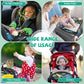 Kids Travel Tray for Airplane - Toddler Car Seat Table Tray, Road Trip Essentials for Boys & Girls, Carseat Lap Desk for Kids Road Trip Activities, Dinosaur