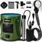 Portable Camping Shower, 6000mAh Rechargeable Shower Pump, Large Capacity Foldable Bucket, 6' 7" Filtered Shower Head, Summer Beach, Outdoor Camp Showering, Hiking, Pet Bath, RV Car Wash, Water Plant