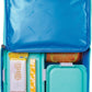 PackIt Freezable Classic Lunch Box, Retro Wave, Built with ECOFREEZE Technology, Fully Freezable, Collapsible, Reusable, With Zip Front Pocket and Buckle Handle, Designed for Fresh Lunch On the Go