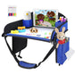 Kids Travel Tray, Kids Travel Trays for Car Seat, Road Trip Essentials for Toddler, Carseat Lap Tray with Dry Erase Board & Storage Organizer for Road Trip Activities for Kid, Blue