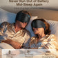 LC-dolida Luxurious Silk Soft Sleep Mask, Sleep Headphones with Bluetooth 5.4 for Side Sleeper, Total Blackout Eye Sleeping Mask for Women and Men, Ideal Gift for Restful Sleep, Travel(Black)