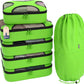 Shacke 6 Set Packing Cubes for Travel - Compression Packing Bags/Travel Organizer - Luggage Organizer Bags for Traveling - Travel Essentials for Women - Cruise Must Haves Packing List