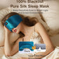 LC-dolida Luxurious Silk Soft Sleep Mask, Sleep Headphones with Bluetooth 5.4 for Side Sleeper, Total Blackout Eye Sleeping Mask for Women and Men, Ideal Gift for Restful Sleep, Travel(Dark Green)