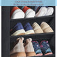 Over The Door Shoe Organizer, 2 Pack Hanging Organizer with Large Deep Pockets, Rack for Closet and Dorm Narrow Door, Holder Black