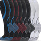 Compression Socks for Women Men Circulation Knee High 8 Pairs for Nurses, Running, Travel, Athletic