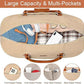 Weekender Bag for Women, Travel Duffel Bag Carry On Overnight Bag with Shoe Compartment Large Nylon Travel Weekend Tote Bag
