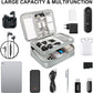 Electronic Organizer Travel Case, Travel Cord Organizer Case Portable Waterproof Cable Organizer Bag for Charger, Cord, USB, Power Bank, Earphone