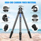 71" Travel Tripod Carbon Fiber for Camera, Compact Lightweight Tripod with 360°Panorama Ball Head,QR Plate, Removable Center Column, Load up to 15kg/33lbs