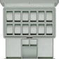 ROTHWELL Luxury Watch Box for 12 Watches – PU Leather Watch Box with Real Glass Lid – Slide out Accessory Drawer with Multiple Compartments (Seafoam)