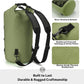 STOVER 5/10/25/30/40/55L Waterproof Backpack- Floating Dry Bag for Kayaking, Travel, Beach, Hiking, & Camping, Men/Women