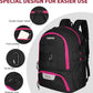 LARIPOP Soccer Backpack Soccer Bag with Ball Holder & Shoe Compartment Youth Sports Equipment Training Bag