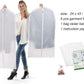 Garment Bags for Hanging Clothes, Clear Plastic Closet Storage Covers with Cedar Balls, 24" x 43"/54”, 6 Pack