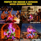 Hotdevil Fire Color Changing Packets (12Pack) Magical Flames Fire for Outdoor Campfires, Fire Pits, Fireplaces,Campfire Accessories, Compatible with Wood