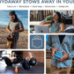HYDAWAY 25oz Collapsible Water Bottle - BPA-Free, Leakproof, Lightweight, and Space-Saving - Perfect for Hiking, Travel, and All-Day Hydration