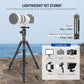 NEEWER 77" Camera Tripod Monopod with Cell Phone Holder Compatible with iPhone for Video Recording, Compact Aluminum Lightweight Travel Stand with Ball Head QR Plate Bag Cleaning Cloth, Max Load 34lbs