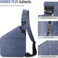 WANDER PLUS® Anti Theft Crossbody Travel Bag for Women Men, Multi-Pocket Crossbody Bag, Slim Sling Bag with Adjustable Strap